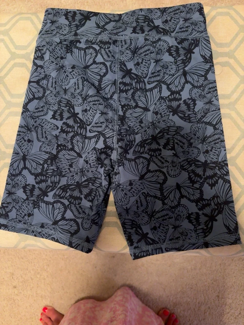 NWT GAP Kids Butterfly Bike Shorts XXL (14–16) Organic Cotton Blue